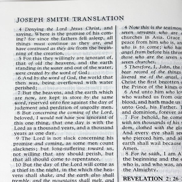 Latter-day Saints 1979 Holy Bible King James Version LDS Black Leather EUC - Picture 9 of 16